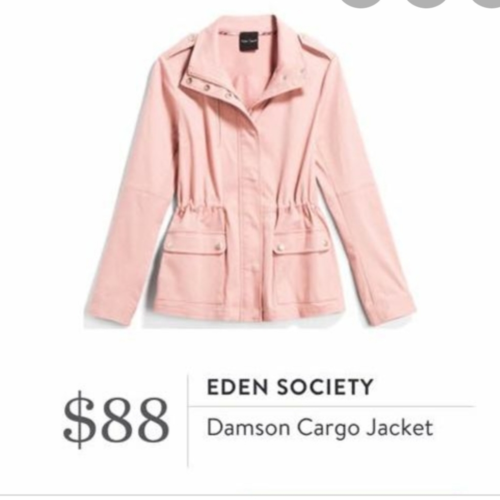 Eden society damson blush cargo jacket